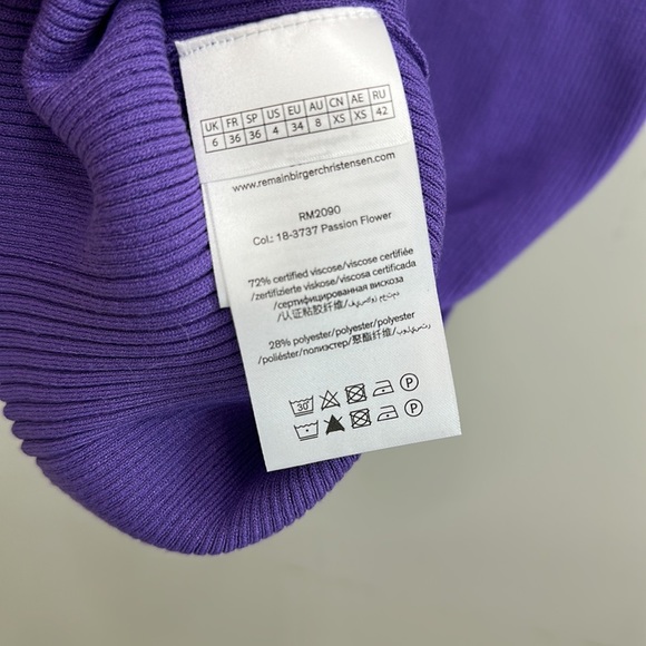 REMAIN Birger Christensen Remain Dense Curved ribbed Dress - Picture 8 of 13